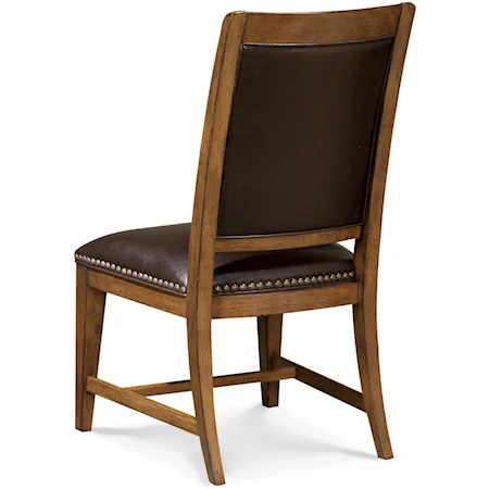 Leather Upholstered Side Dining Chair